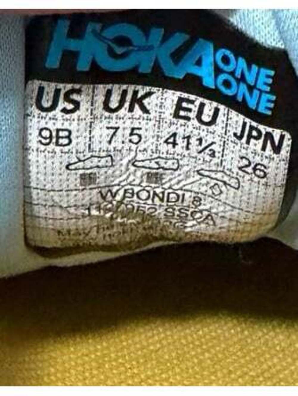 Hoka One One Bondi 8 Summer Song Running Shoe's 1127952SSCA Womens size 9B - Picture 6 of 6